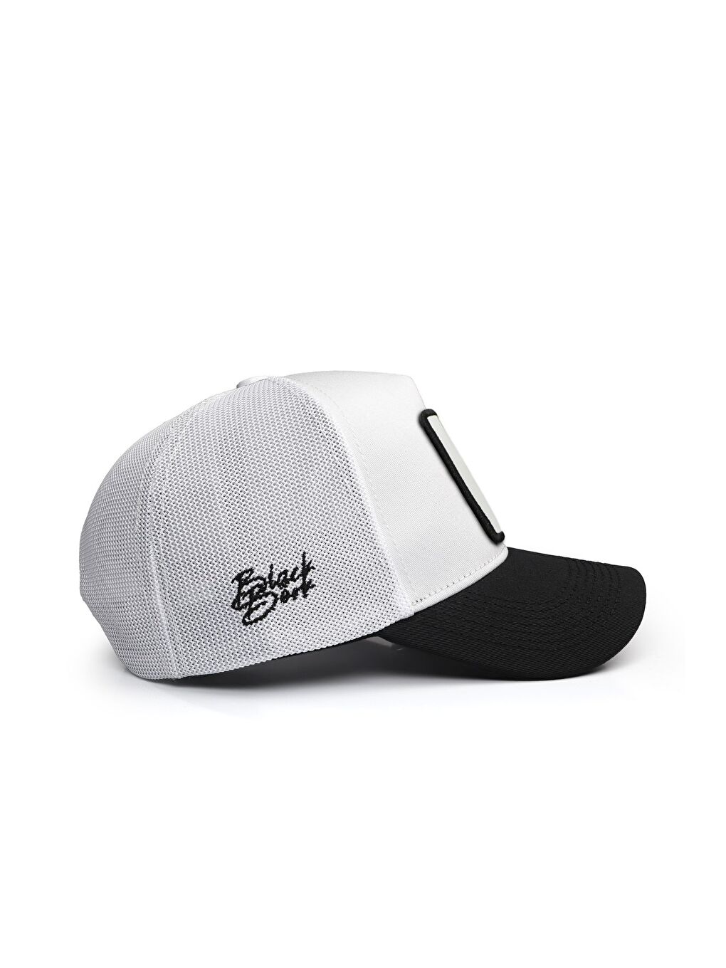 Bengal Kaplan Logolu Siyah-Beyaz Trucker Şapka-1