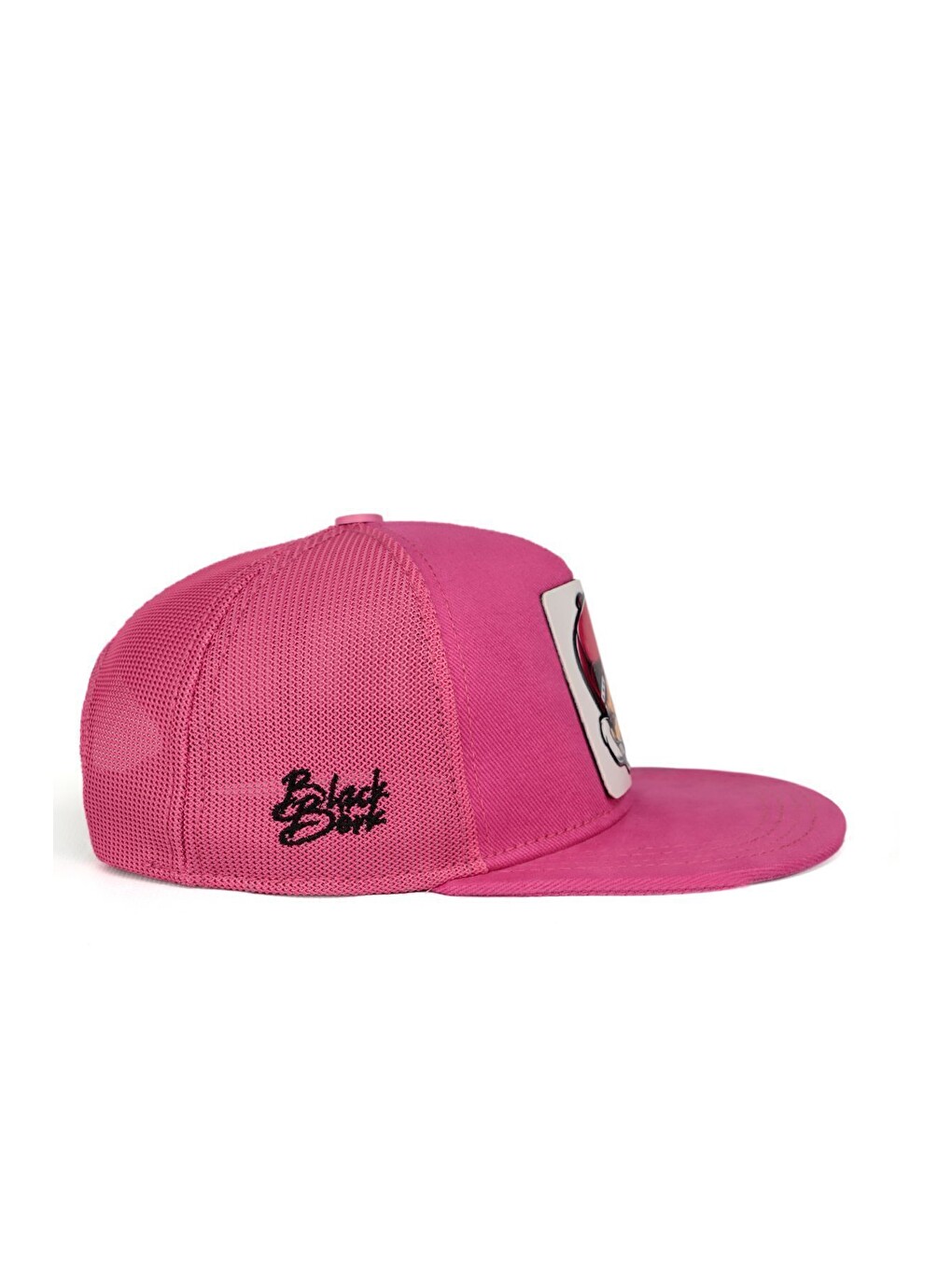 Hip Hop Kids Ayı Logolu Pembe Çocuk Trucker Şapka-1
