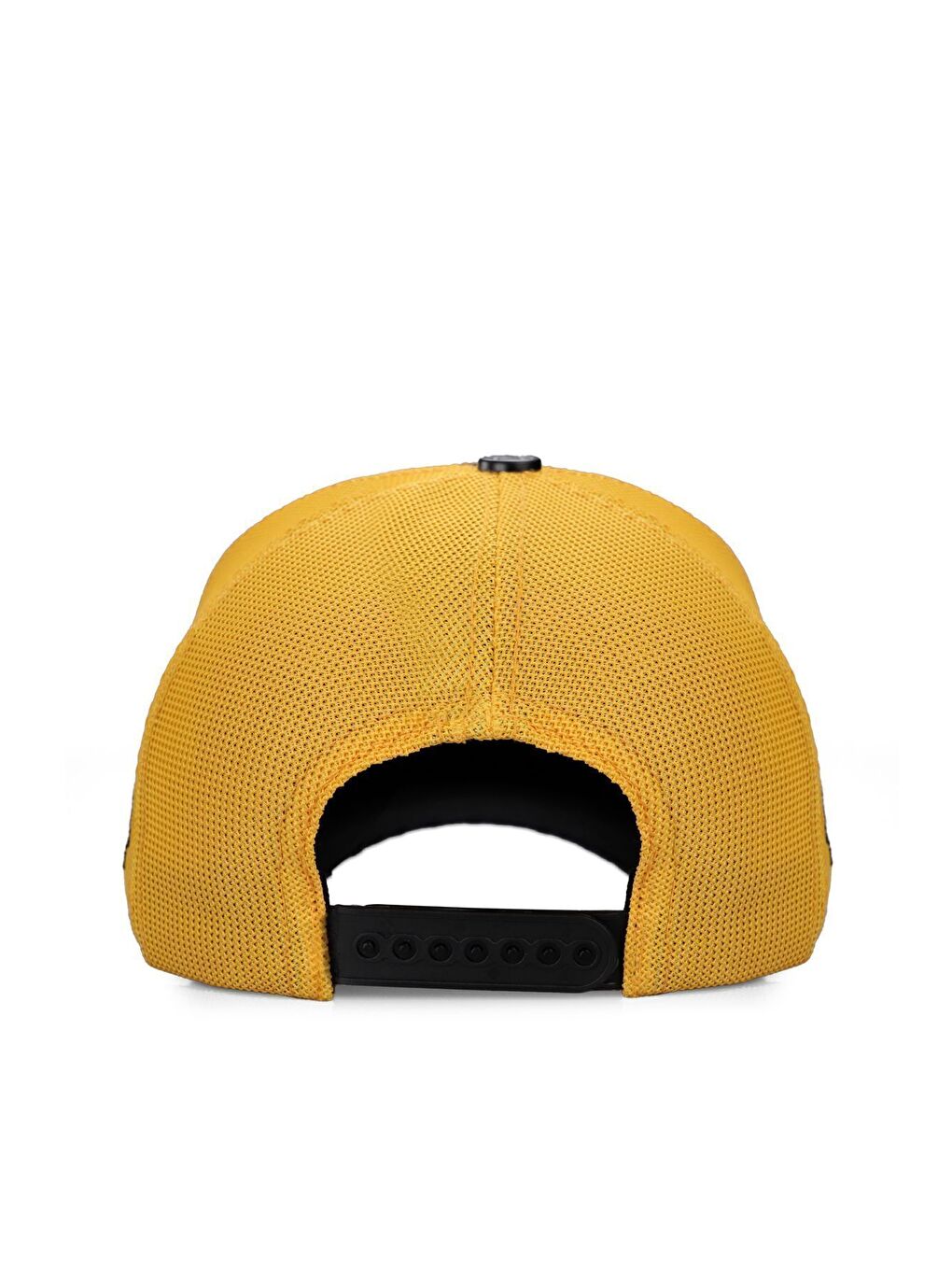 Kartal Logolu Koyu Antrasit-Sarı Trucker Şapka-4