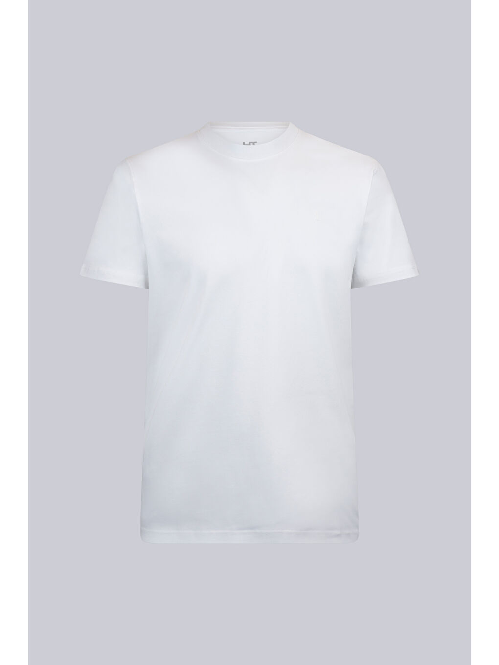 Beyaz Regular Fit Bisiklet Yaka Pamuklu Basic Tişört