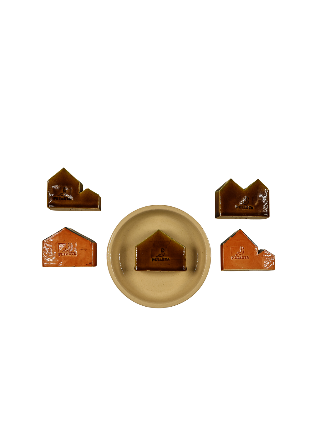 Kahverengi-Yeşil Seramik Ev Tütsülük-2