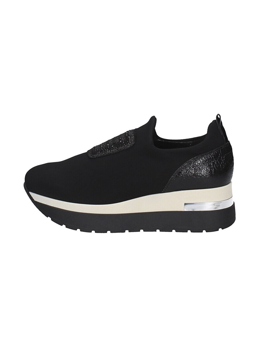 Siyah Kadın Sneaker 9B4880 4857 MIC TEC NER VER NER GEM Nero-1