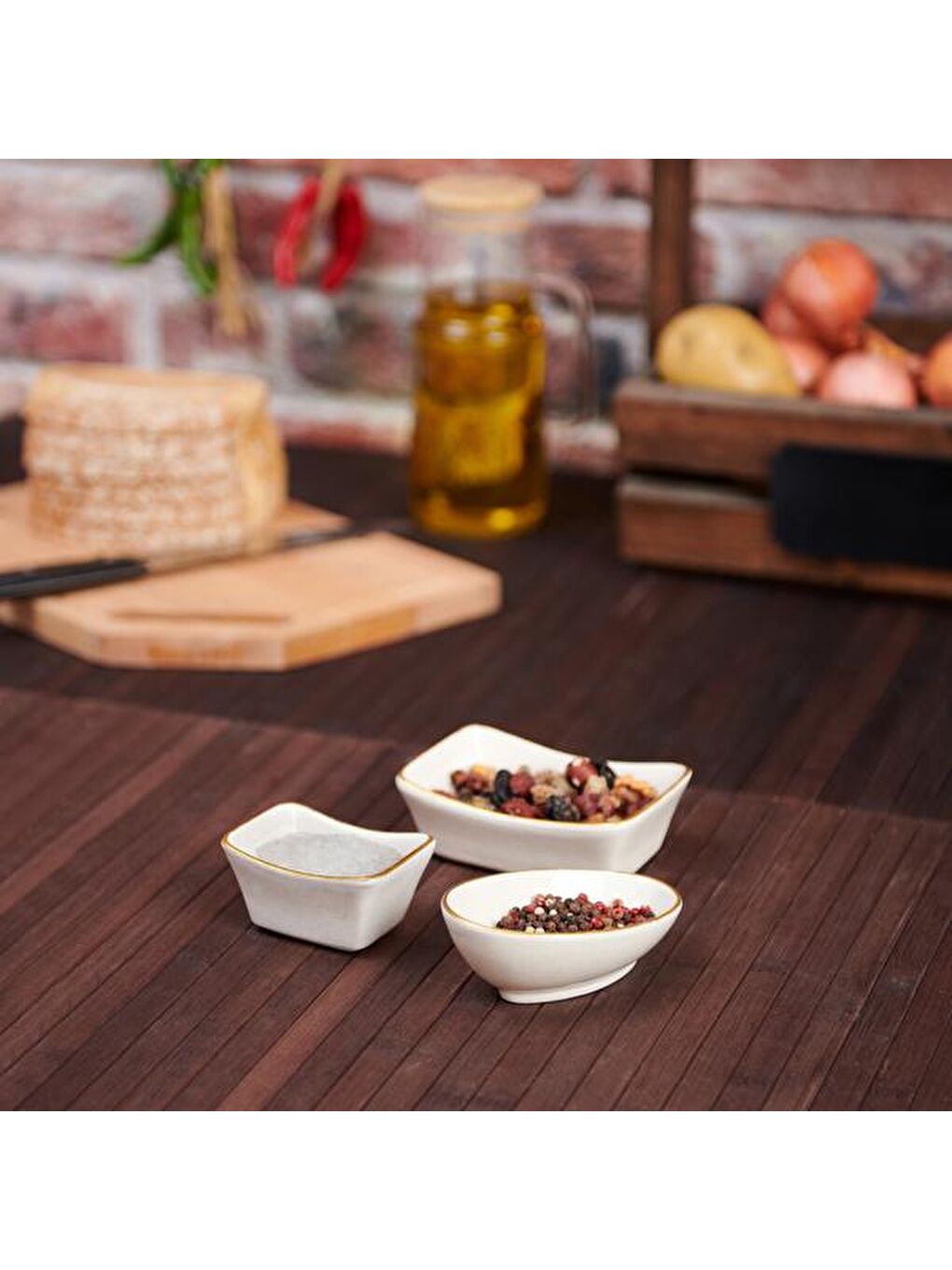 Ekru Oval Kayık Çerezlik Ve Sosluk - 11 cm-4