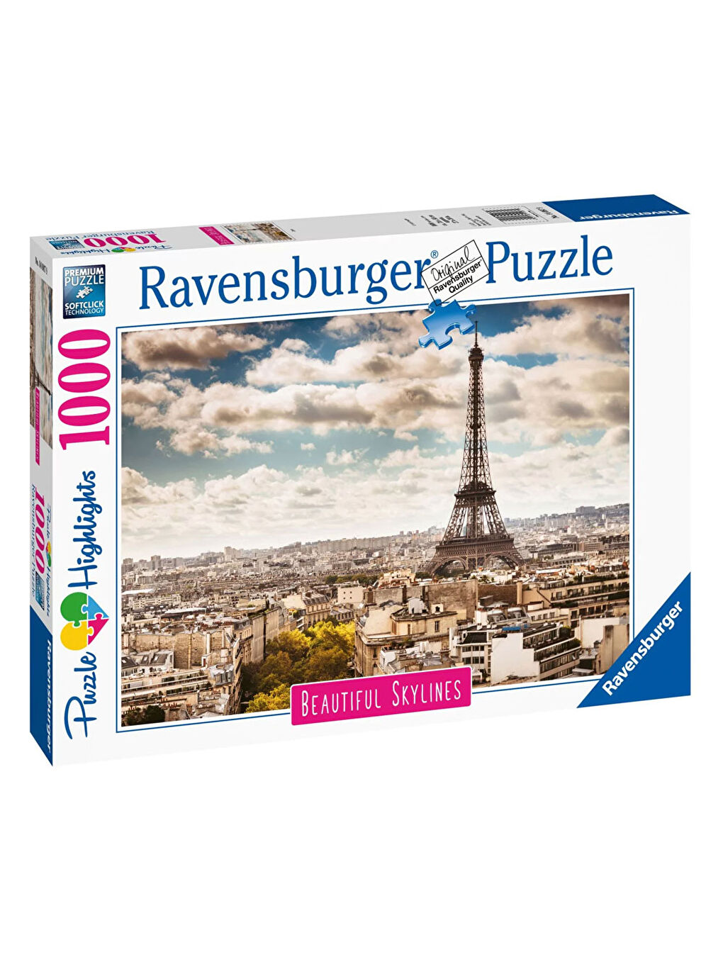 Ravensburger Renksiz Puzzle 1000 Parça Paris 140879