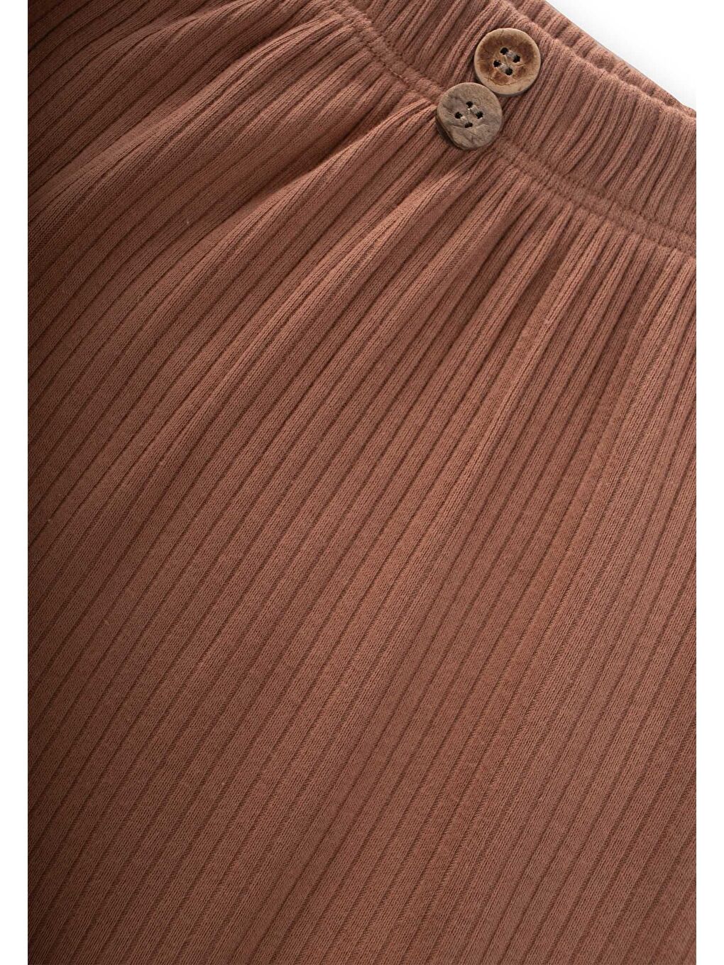 Kahverengi Basic Manşetli Şort 0-3 Yaş A Kahve-2