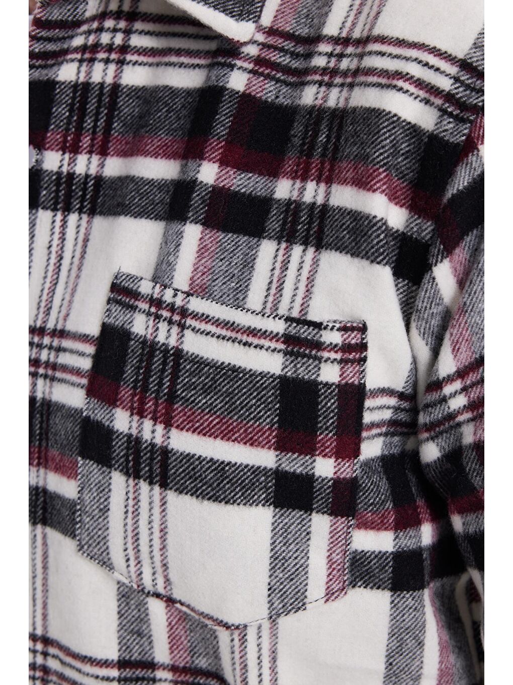 Karışık Erkek Regular Fit Rahat Kesim Kışlık Kareli Oduncu Gömlek-5