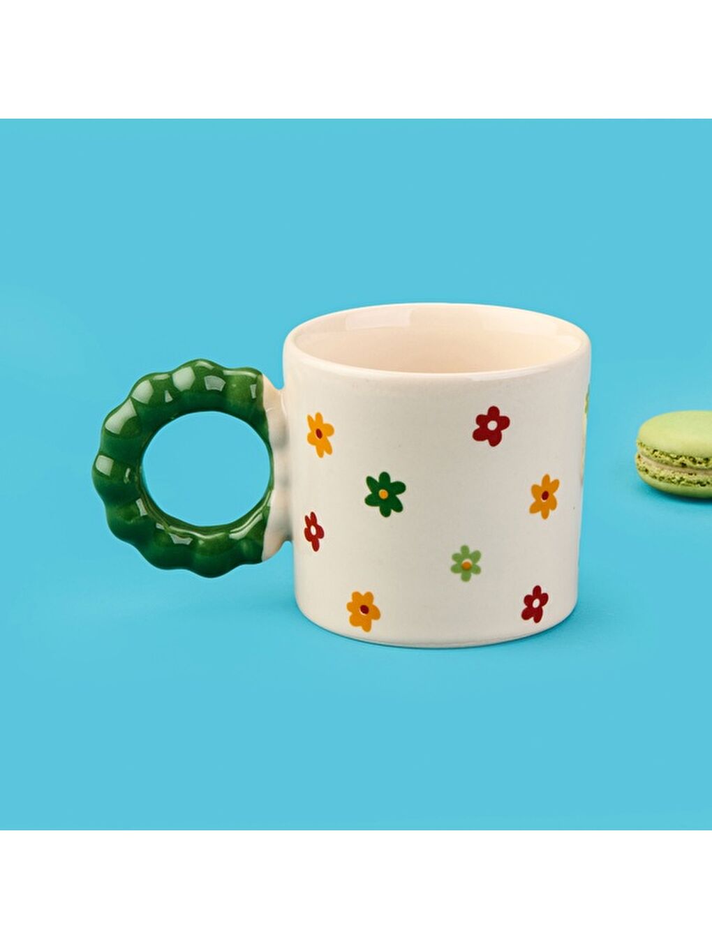 Karışık Kitchen Çiçekli Kupa - Renkli - 270 ml-1