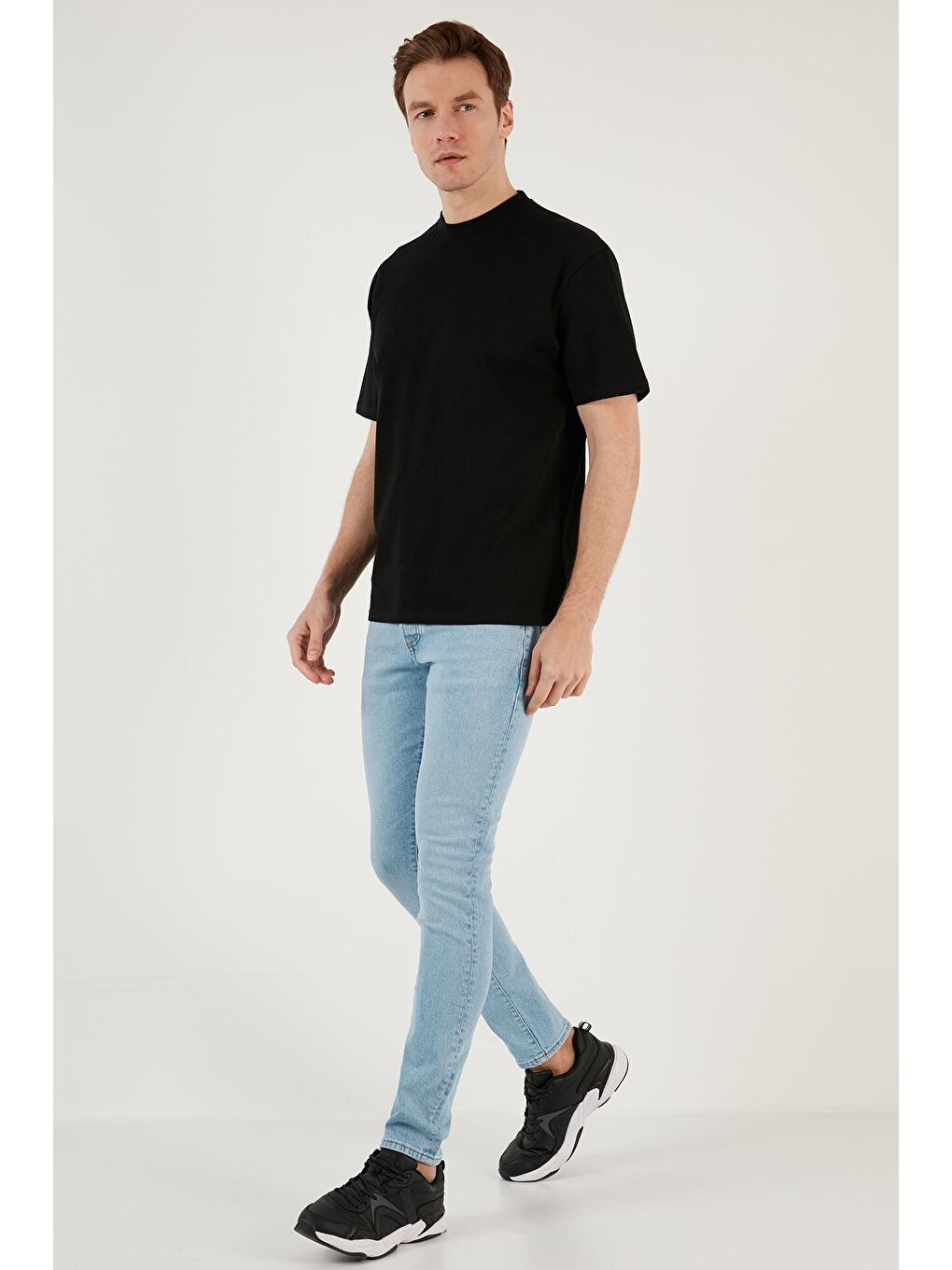 Buratti Açık Mavi Pamuklu Normal Bel Slim Fit Dar Paça Jeans 1115J66NAPOLI