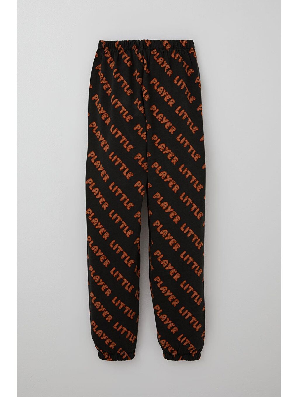 Kahverengi Erkek Çocuk Pijama Takımı Oyun Zamanı Küçük Oyuncu Yazılı Koyu Kahve (9-12 Yaş)-4