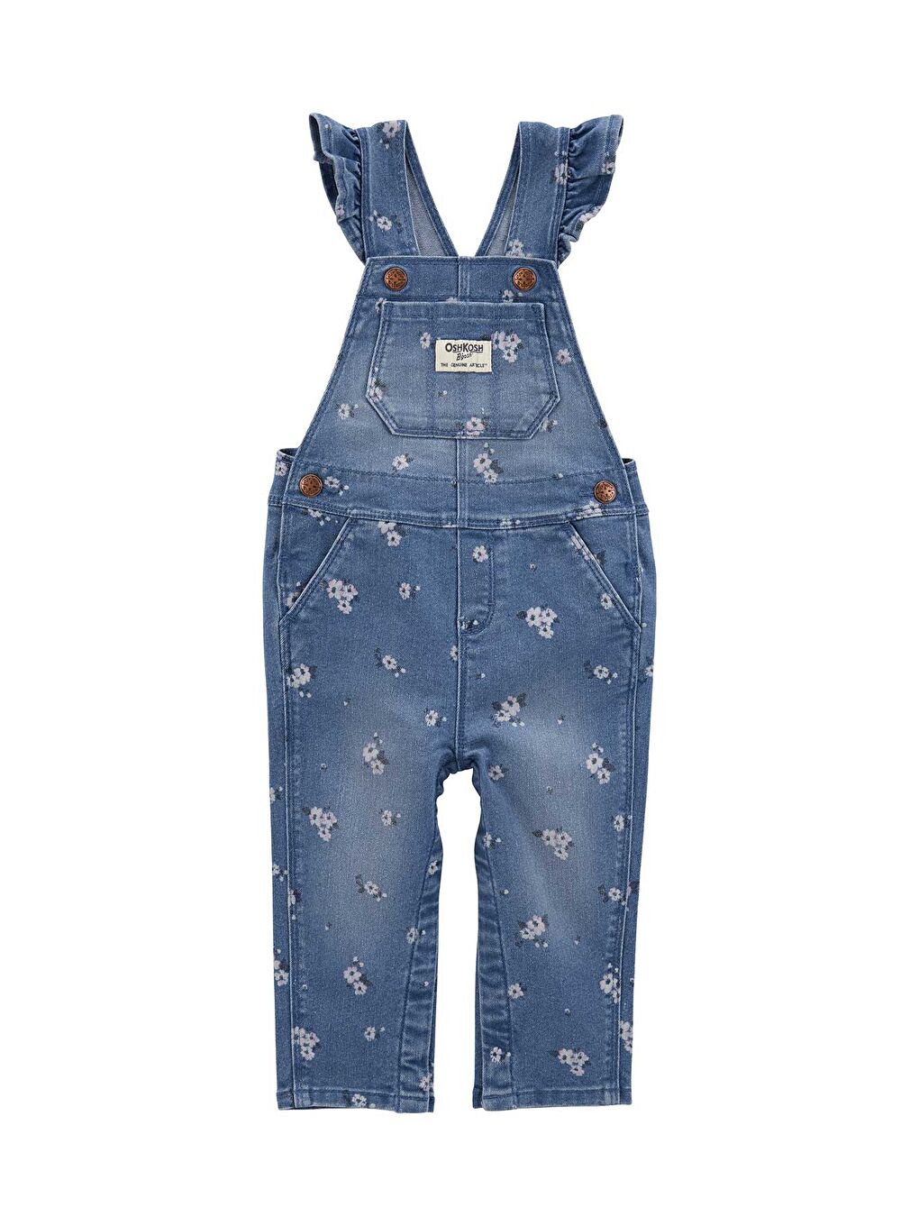 Mavi Kız Bebek Salopet