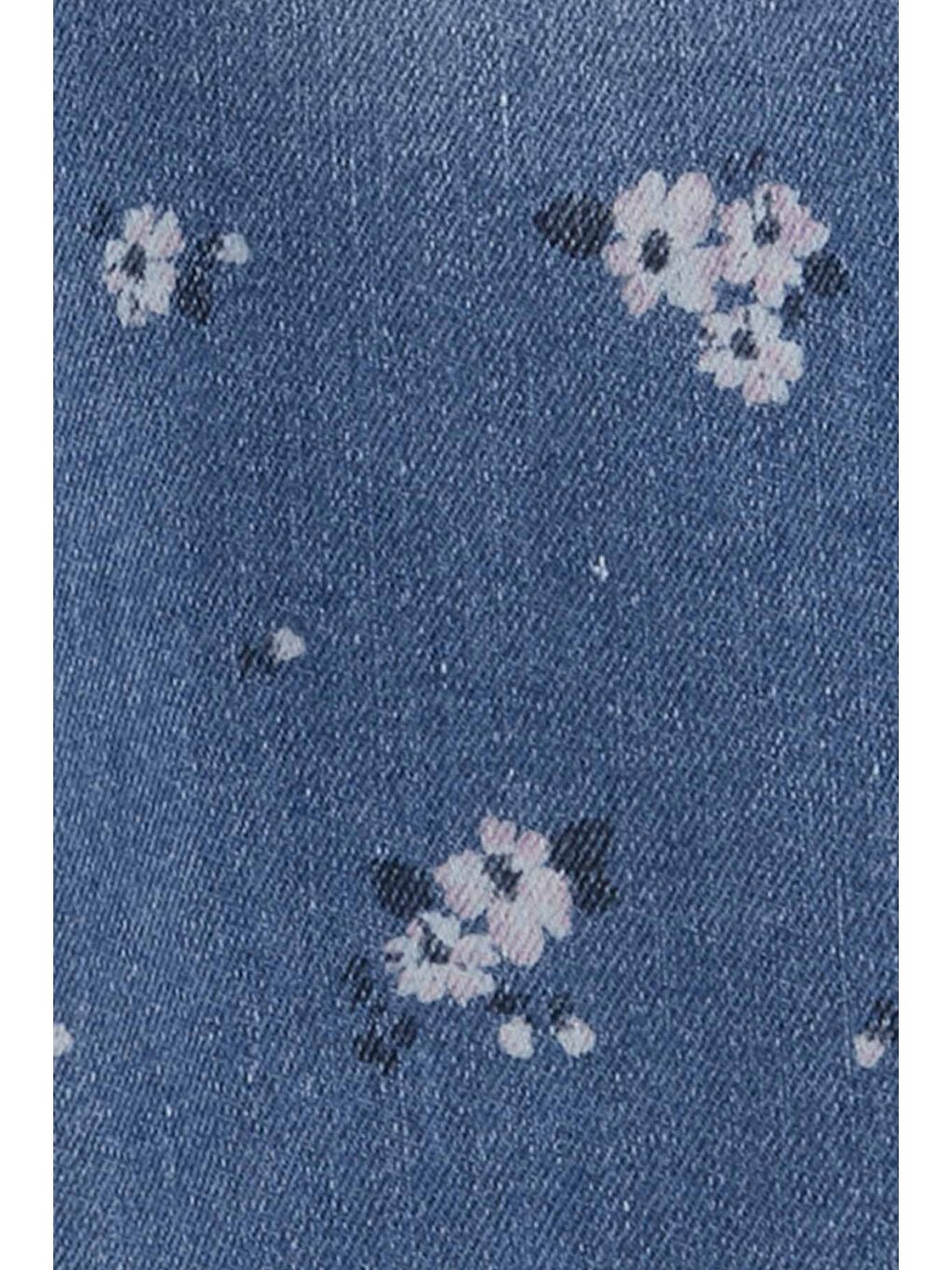 Mavi Kız Bebek Salopet-2