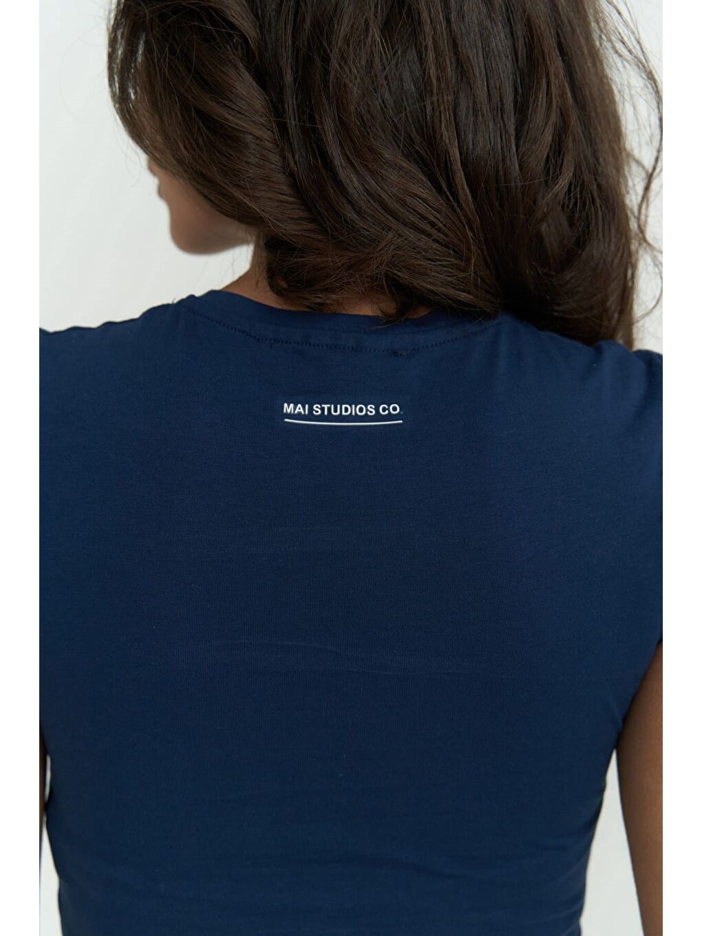 İndigo Toppin Indigo Penye Crop-1