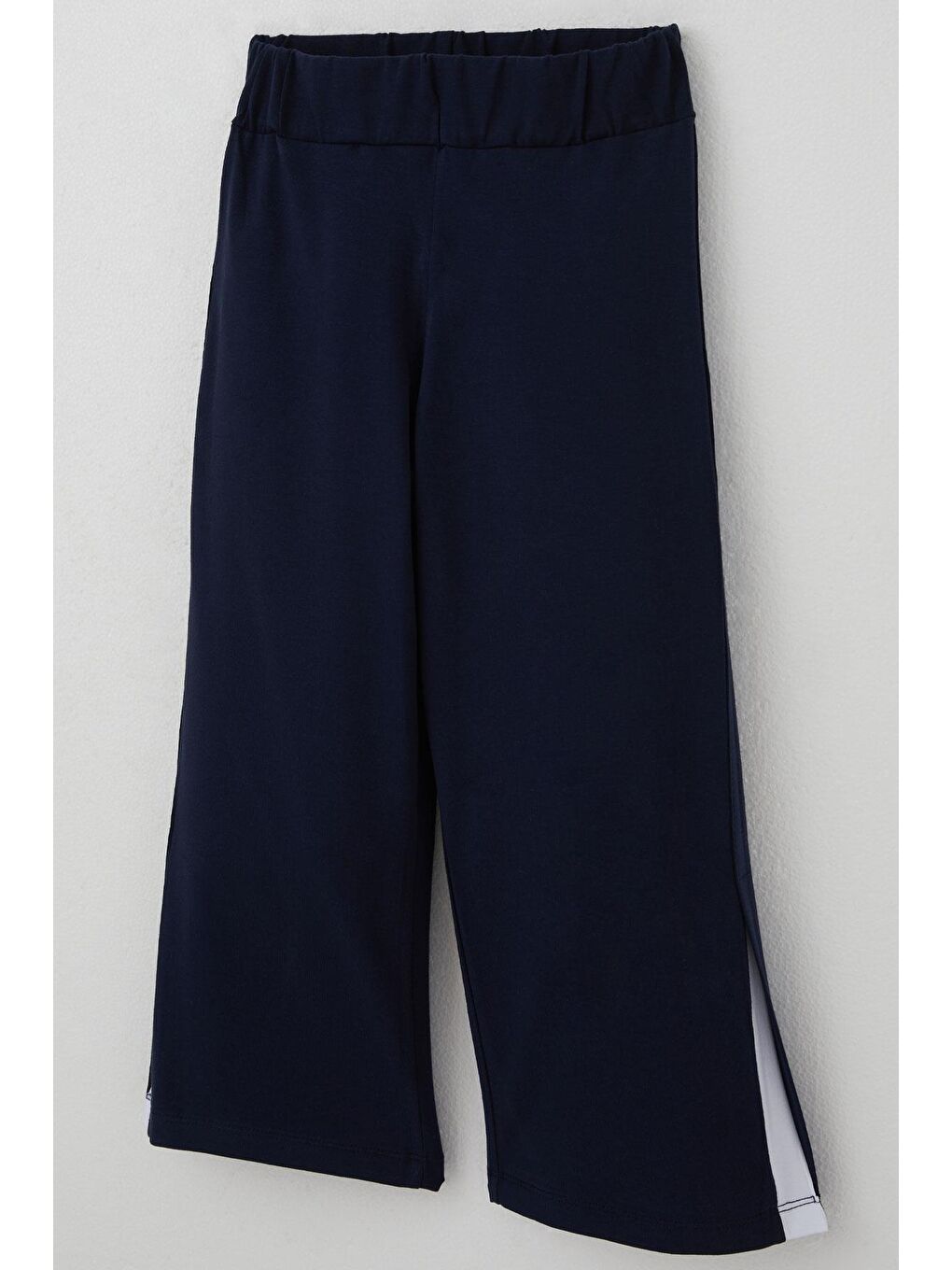 Kız Çocuk Kaprili Takım Çiçek Baskılı Yırtmaçlı Beyaz (6-12 Yaş)-6