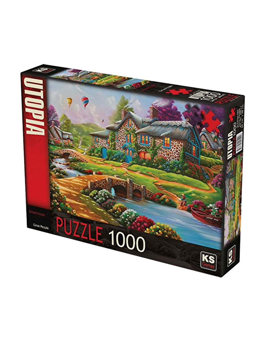 KS GAMES Renksiz Puzzle 1000 Parça Dreamscape 20511