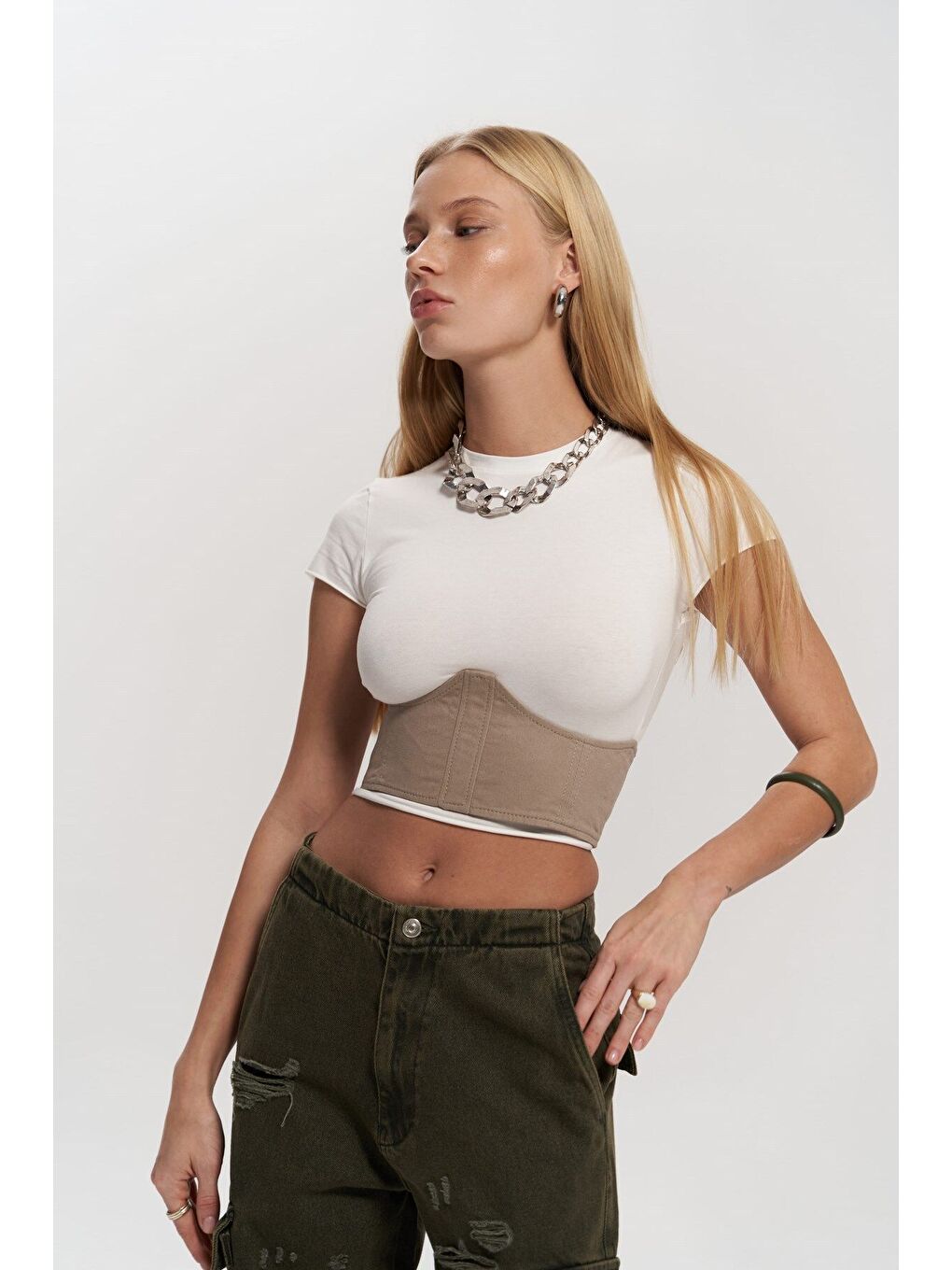 Mai Collection Bej Cora Vizon Korse - 6