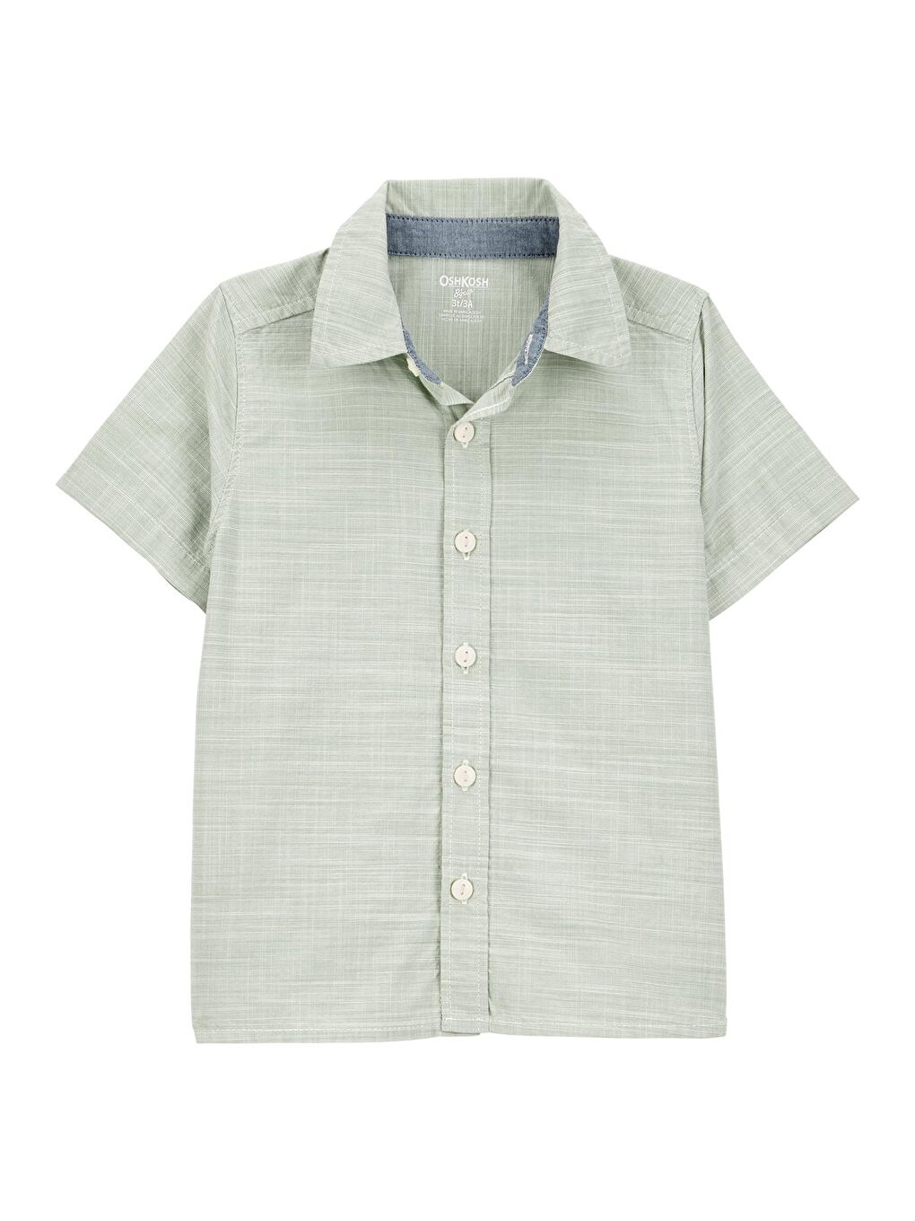 Mavi Küçük Erkek Çocuk Gömlek