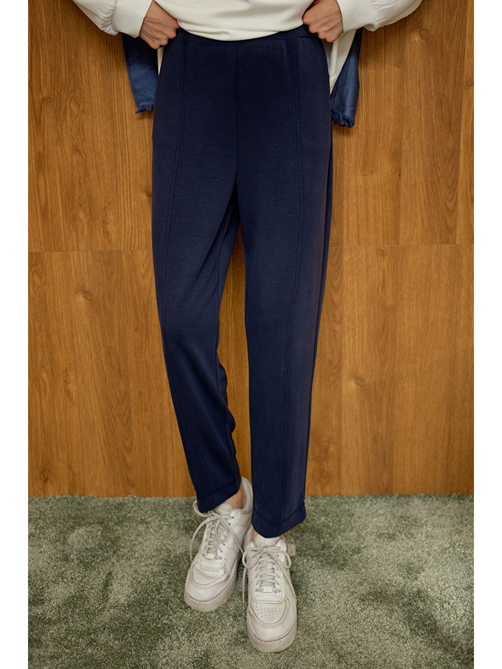 Kadın Modal Pantolon Lacivert-1