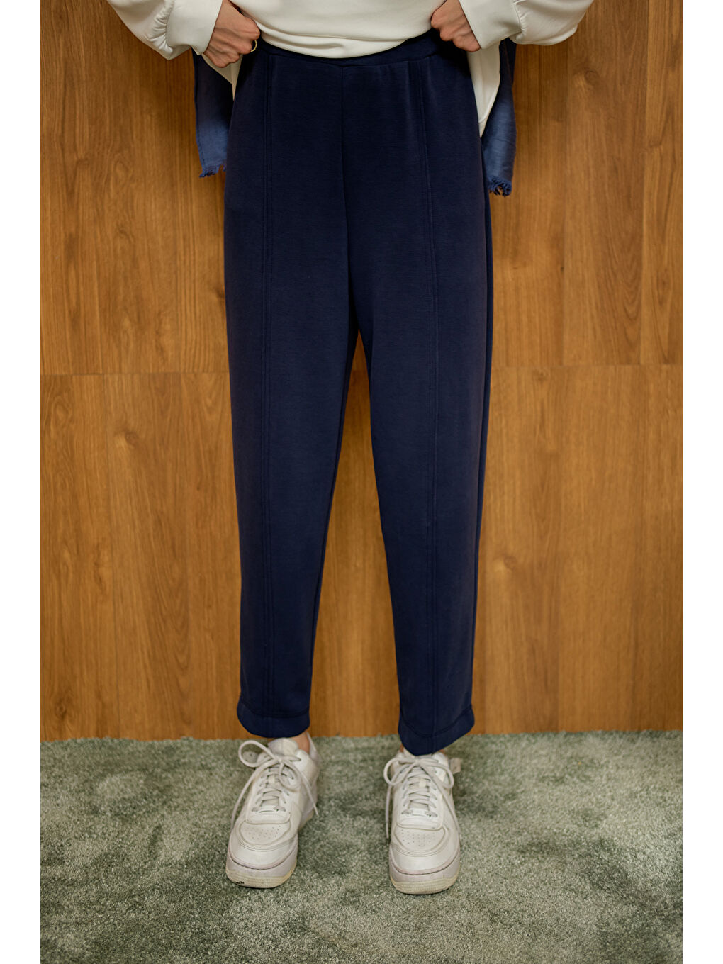 Kadın Modal Pantolon Lacivert-2