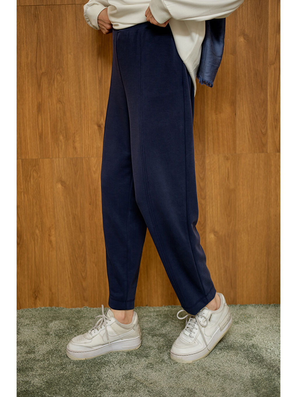 Kadın Modal Pantolon Lacivert-3