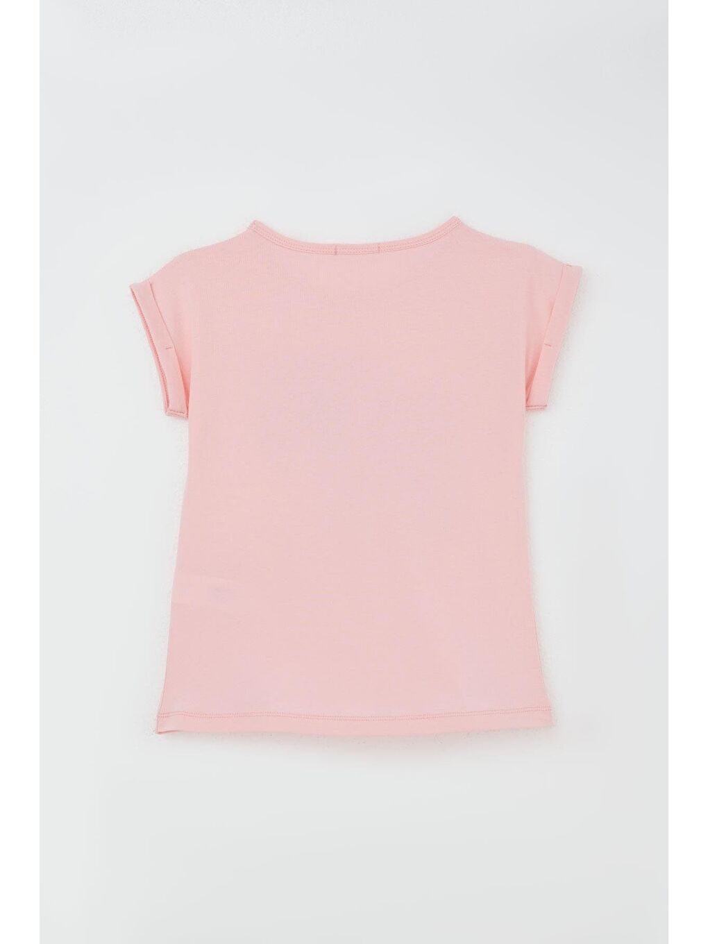 Kız Çocuk Kaprili Takım Çiçek Baskılı Yırtmaçlı Pembe (6-12 Yaş)-3