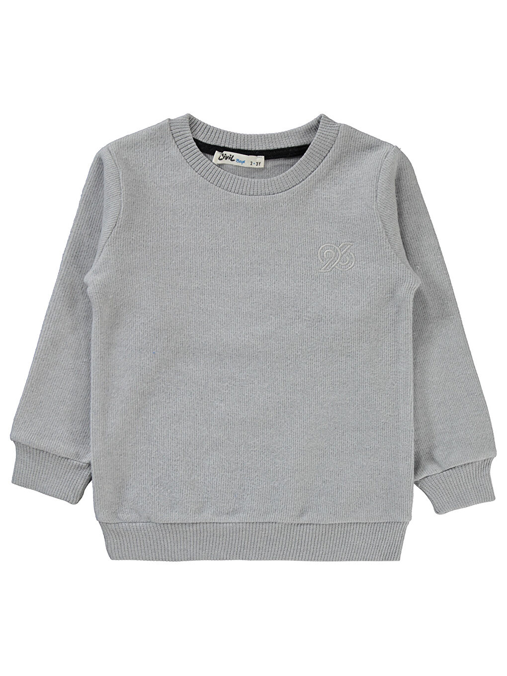 Civil Erkek Çocuk Sweatshirt 2-5 Yaş Gri