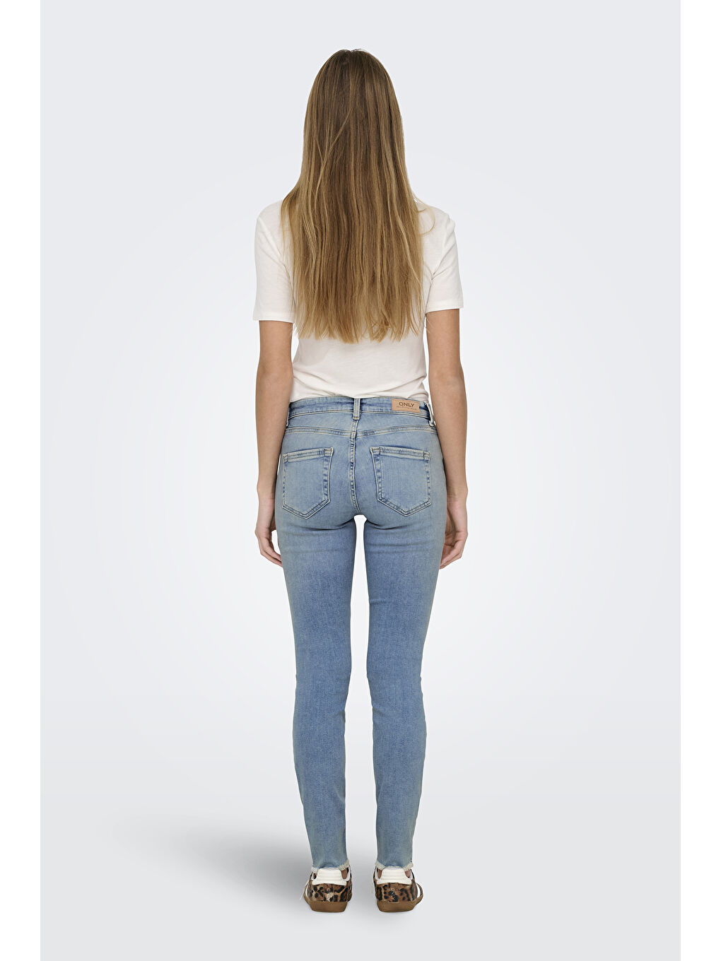 Mavi Onlblush Pamuklu Skinny Fit Orta Bel Dar Paça Jeans 15338296-3