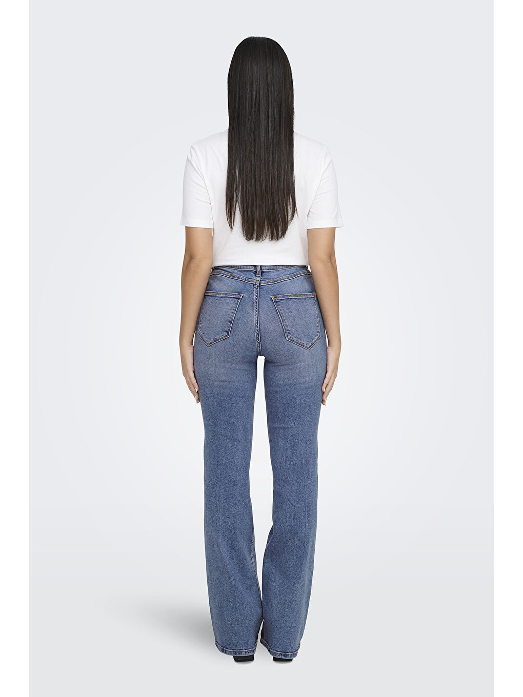 Mavi Onlluna Pamuklu Flare Fit Yüksek Bel Geniş Paça Jeans 15323175-3