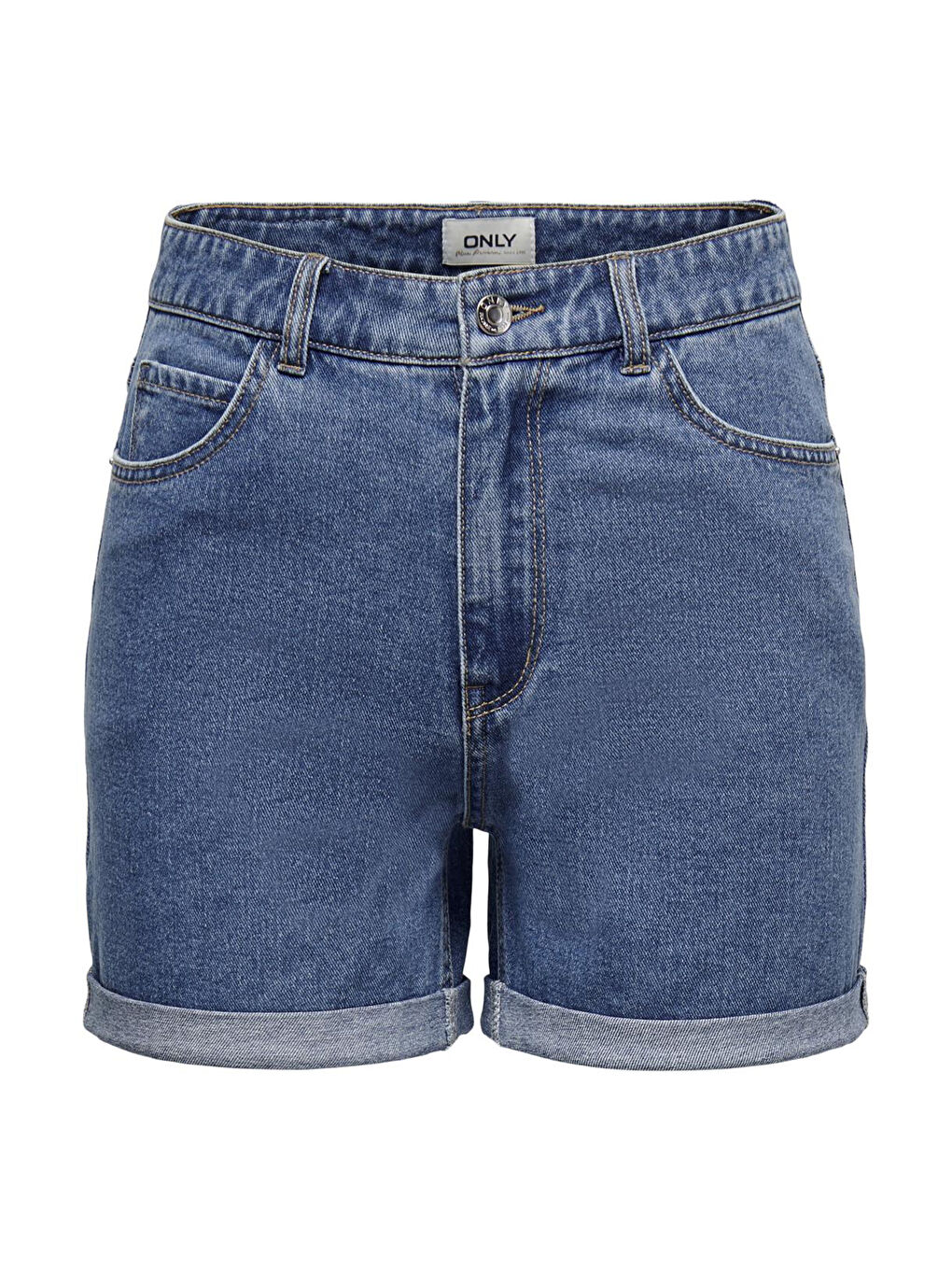 Mavi Onlvega % 100 Pamuk Regular Fit Yüksek Bel Mini Kadın Jean Short 15230571-5
