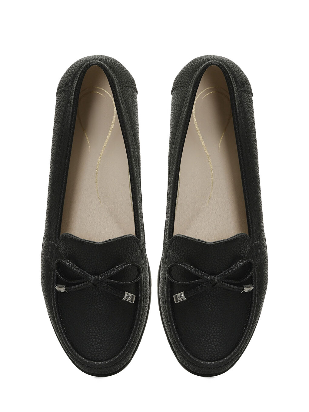 166015.Z5FX Siyah Kadın Loafer-3
