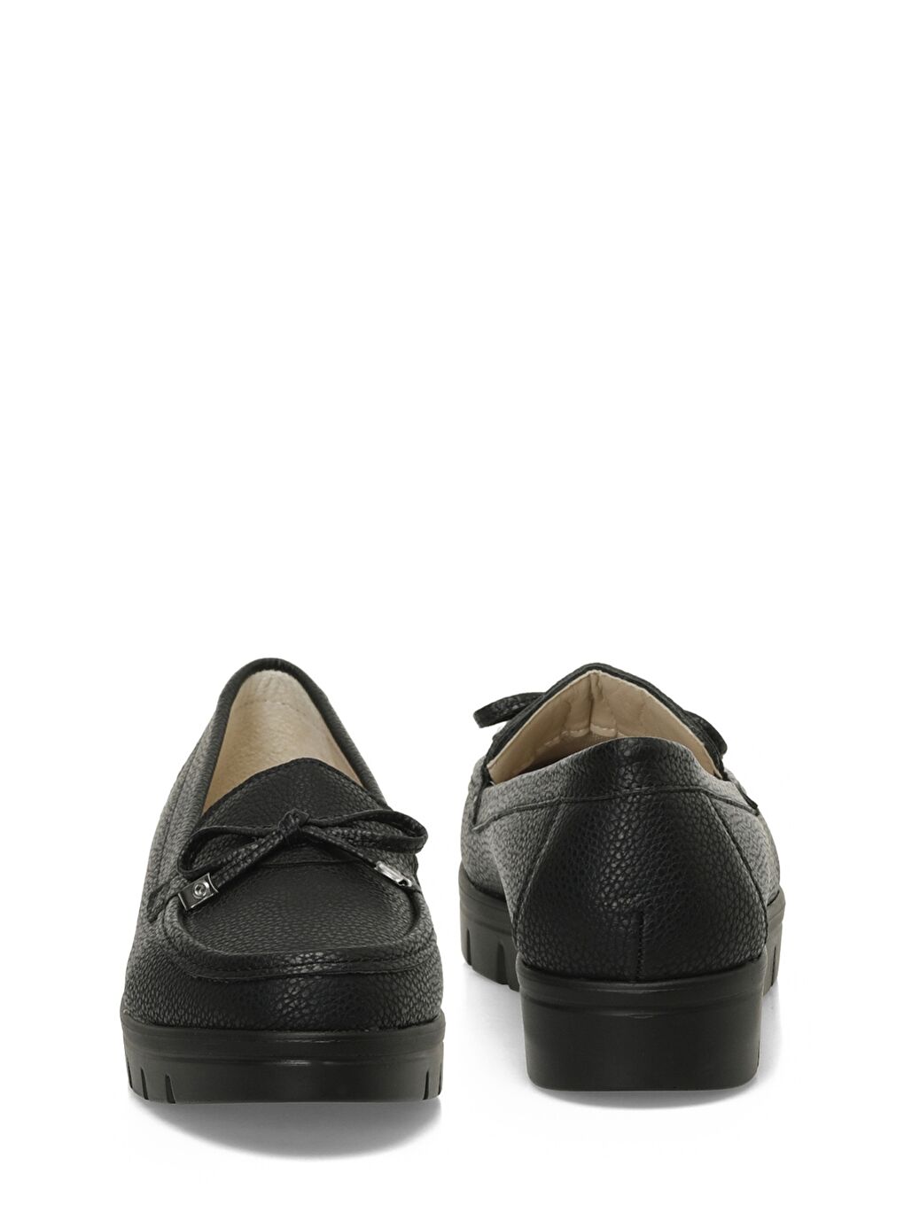 166015.Z5FX Siyah Kadın Loafer-4