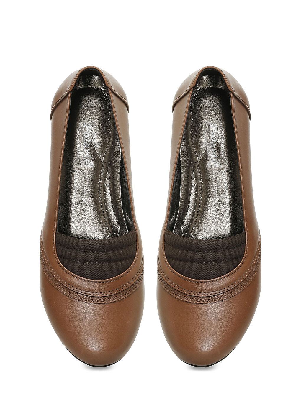 Kahverengi 166512.Z4PR Taba Kadın Dolgu Ayakkabı-3