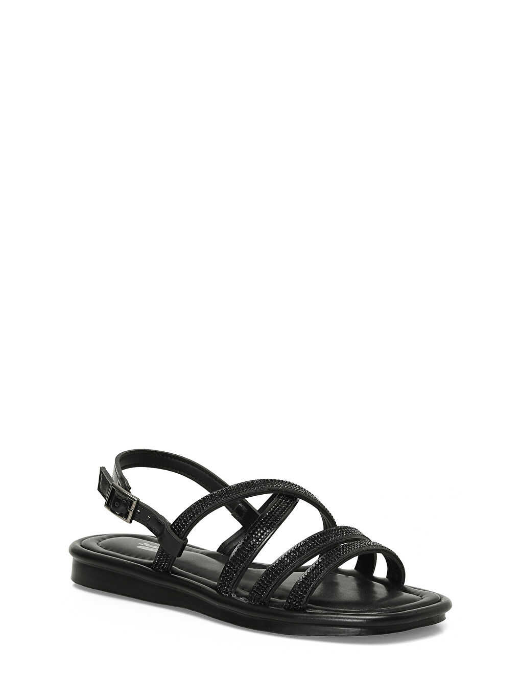 325056.Z 5FX Siyah Kadın Düz Sandalet-1