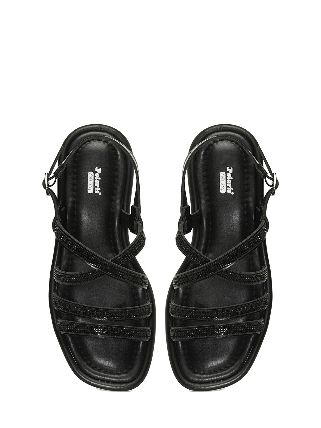 325056.Z 5FX Siyah Kadın Düz Sandalet-3