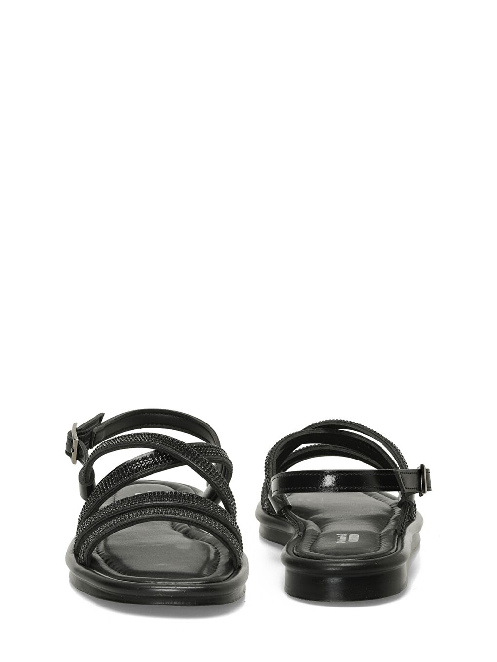 325056.Z 5FX Siyah Kadın Düz Sandalet-4