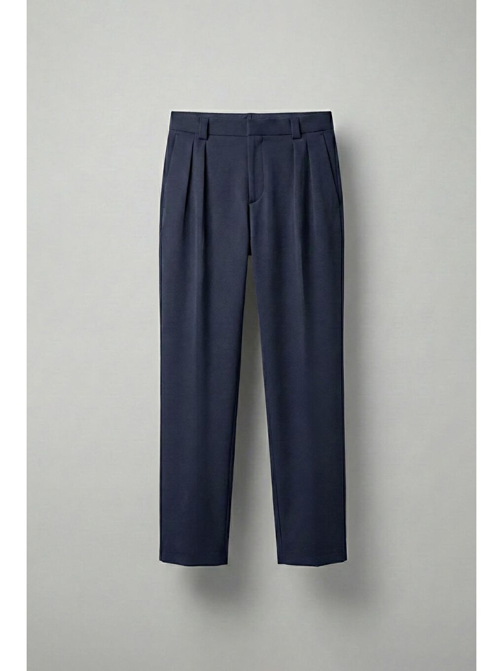 Erkek Baggy Fit Kumaş Pantolon Lacivert