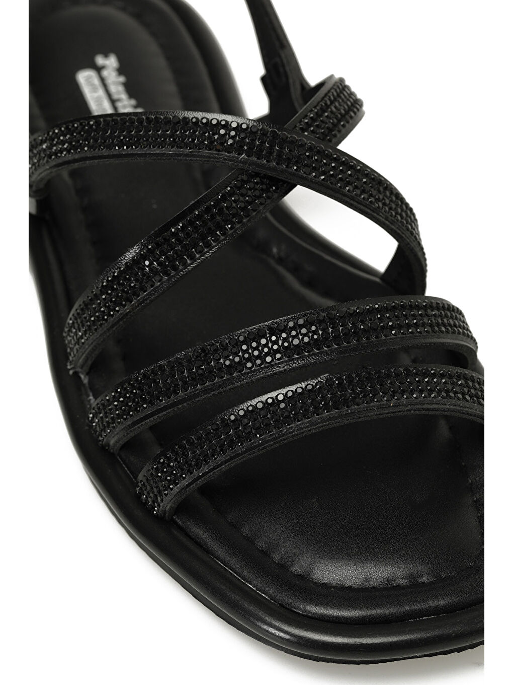 325056.Z 5FX Siyah Kadın Düz Sandalet-6