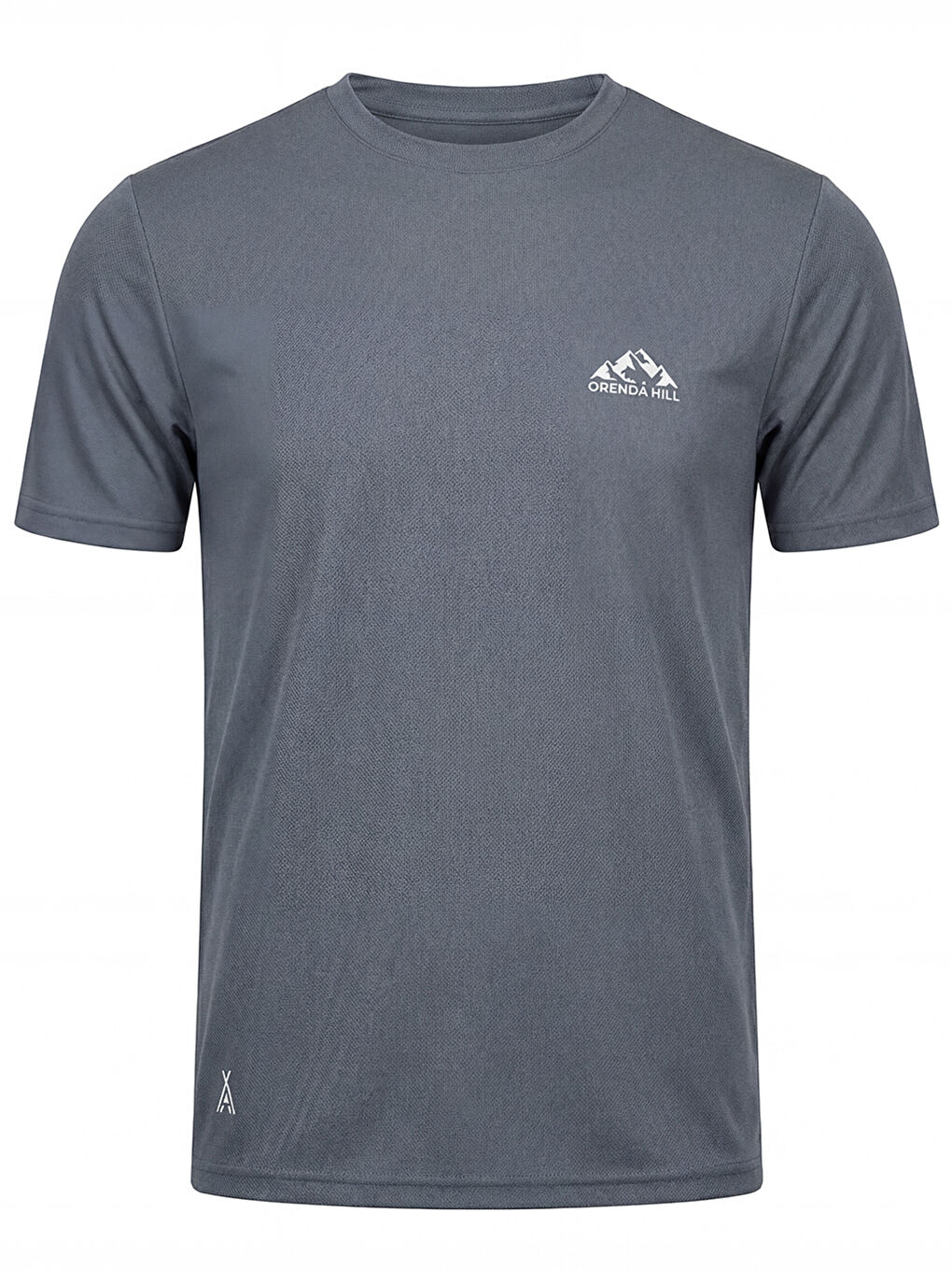 Antrasit ORENDAHILL Erkek Spor Tişört Hızlı Kuruyan Esnek Regular Fit Basic Gym Activewear