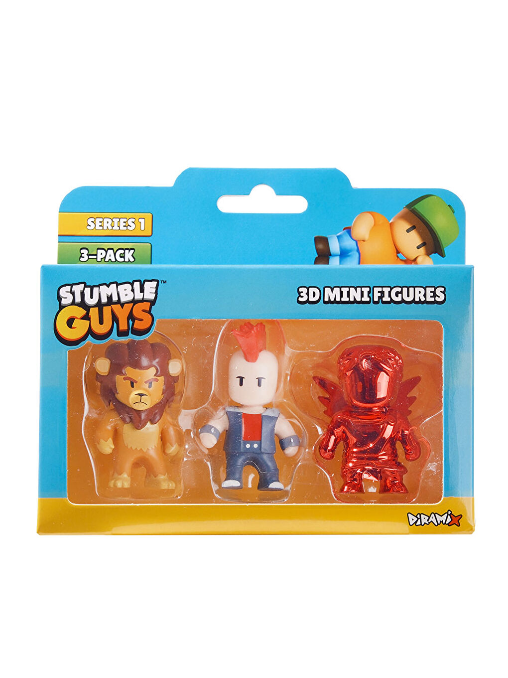 Stumble Guys 3lü Mini Figür S1-SG-30005-3-4