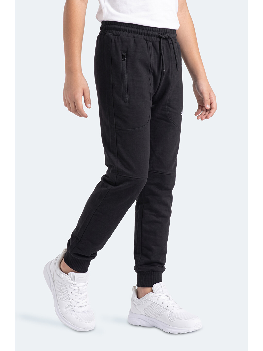 Prımo Unisex Çocuk Siyah Eşofman Altı-5
