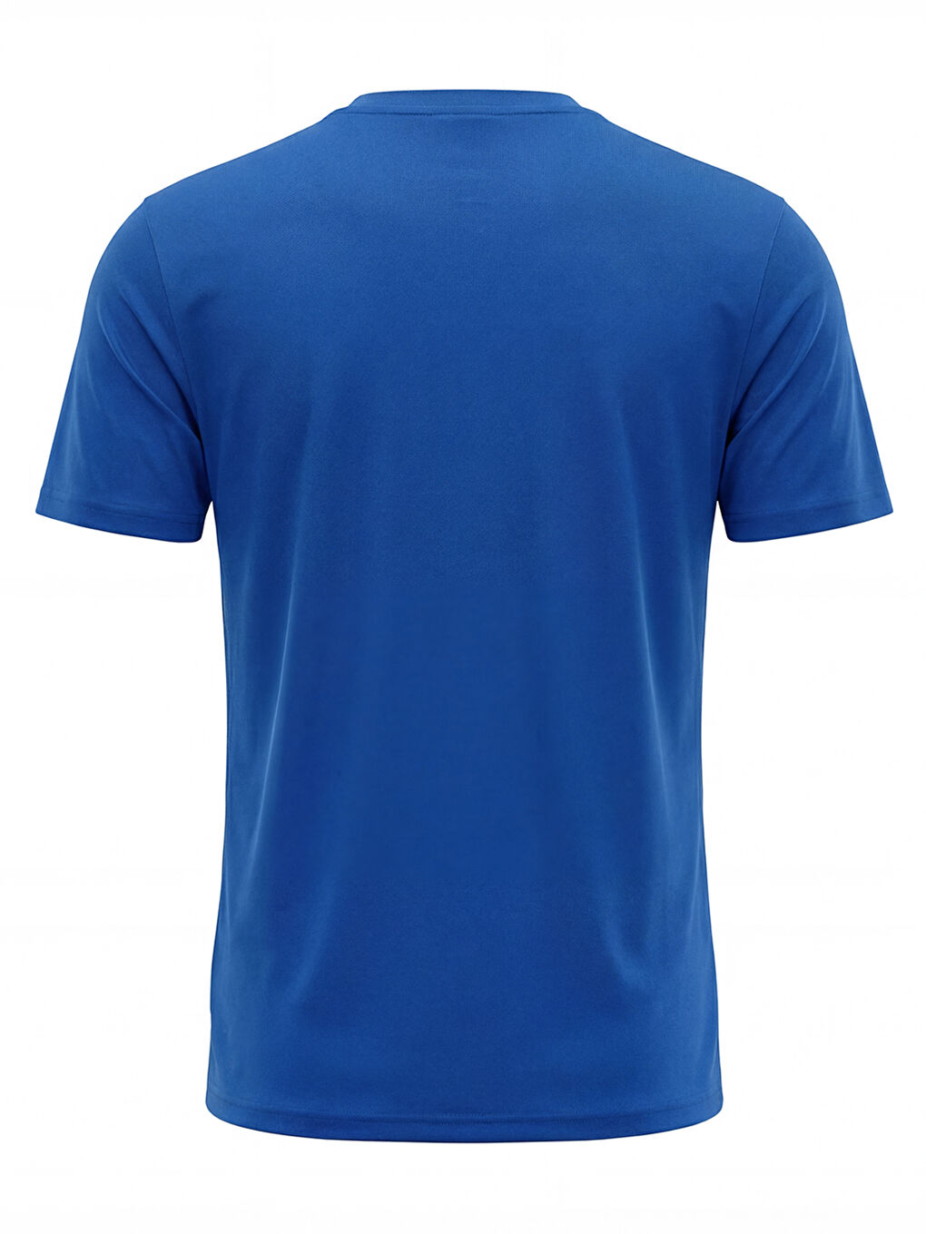 Mavi ORENDAHILL Erkek Spor Tişört Hızlı Kuruyan Esnek Regular Fit Basic Gym Activewear-2