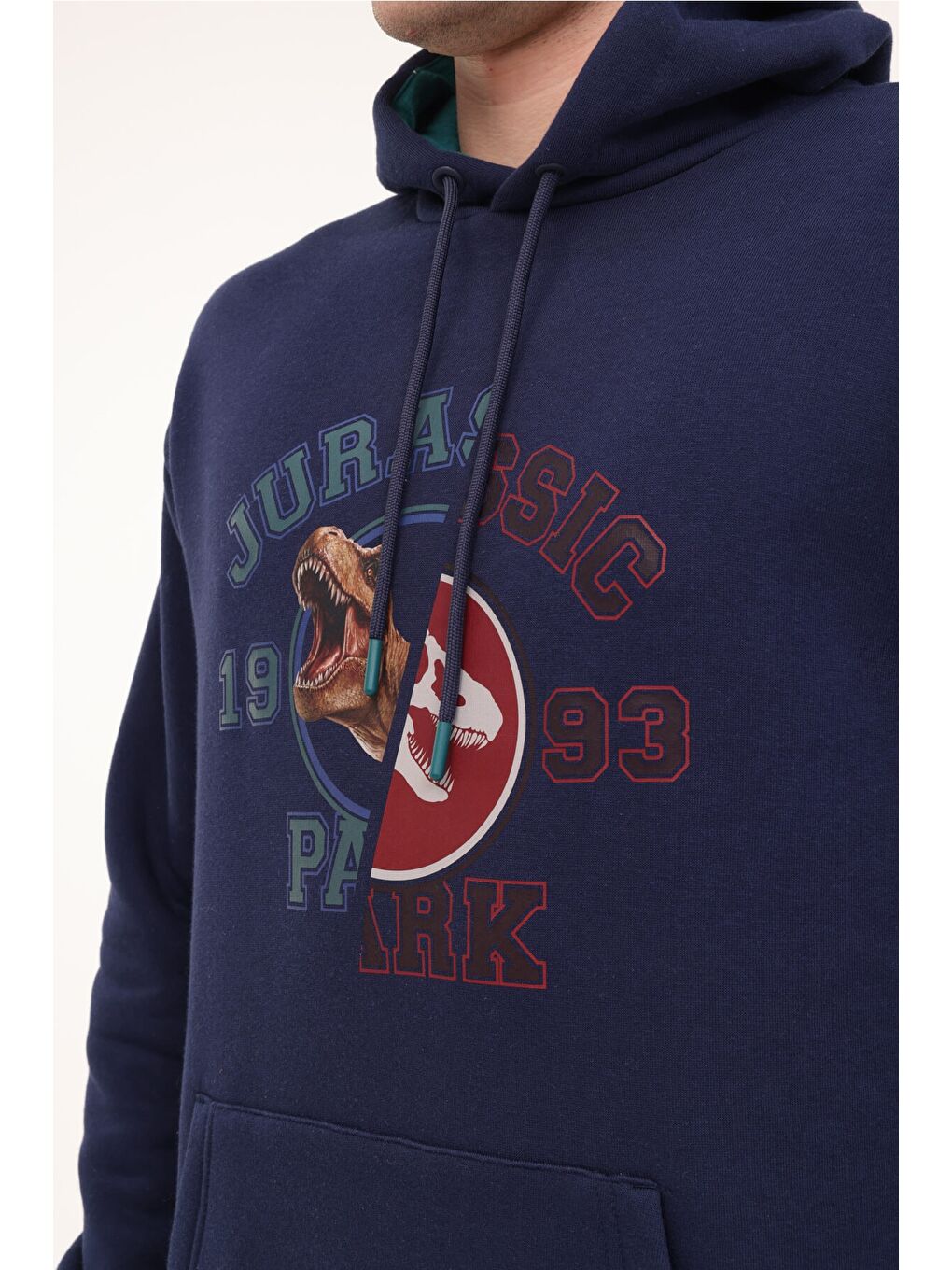 ML JURASSIC 17PK-253 4PR Lacivert Erkek Kapüşonlu Sweatshirt-3