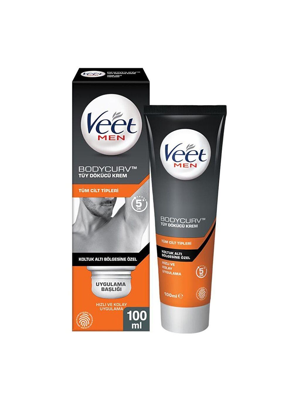 Veet Men Renksiz Koltuk Altı Bölgesi Özel Tüy Dökücü Krem 100 ml