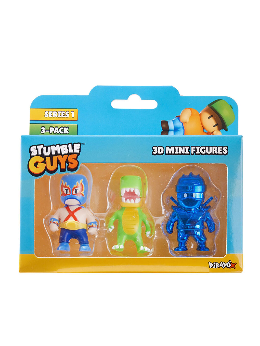 Stumble Guys 3lü Mini Figür S1-SG-30005-3-7