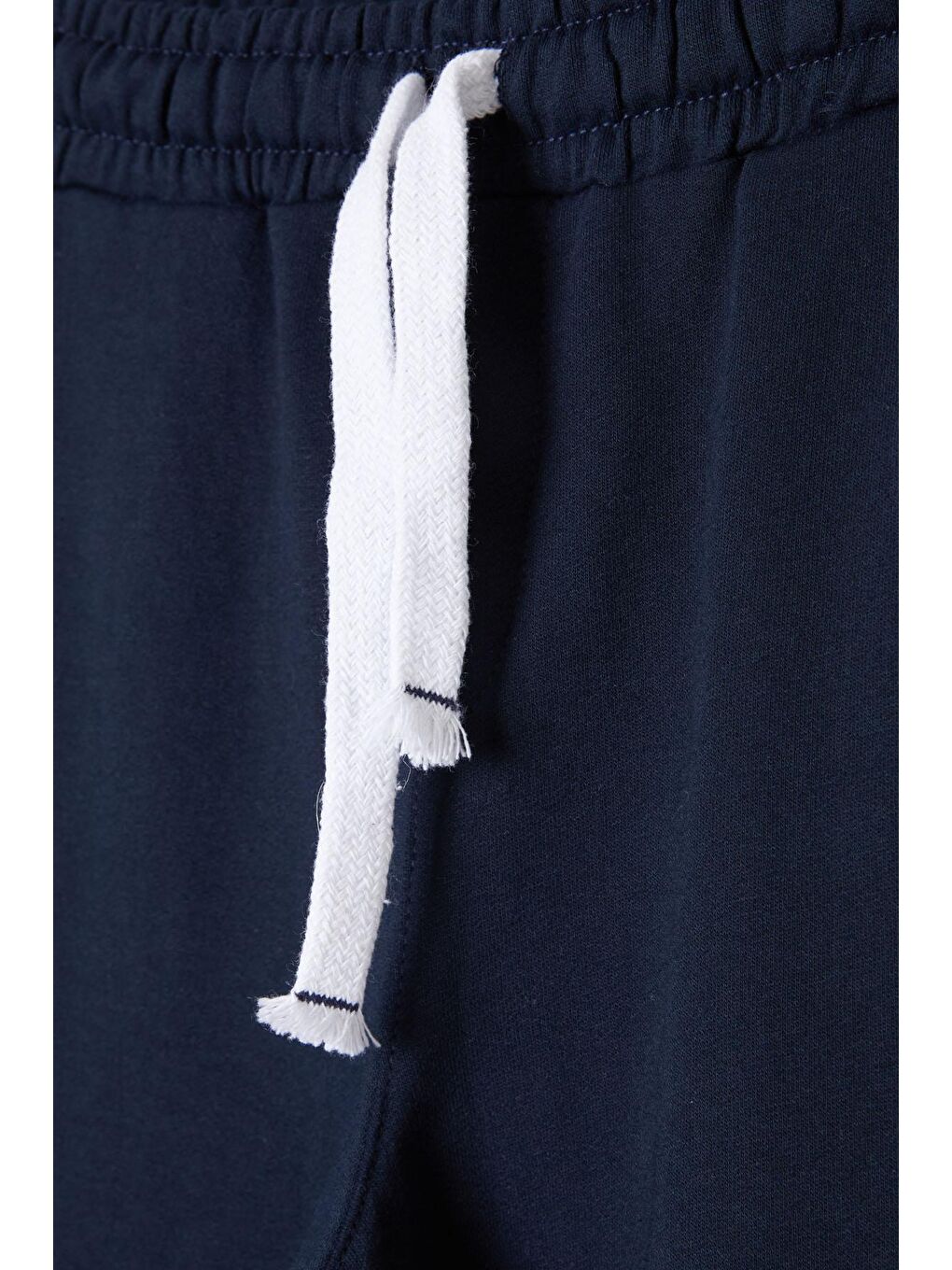 Erkek Çocuk Lacivert Beli Lastikli Düz Şort 16259-1