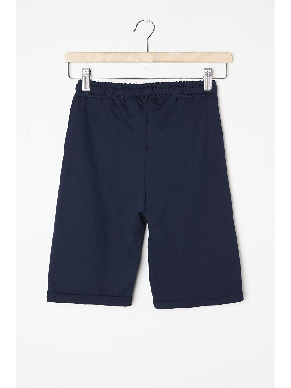 Erkek Çocuk Lacivert Beli Lastikli Düz Şort 16259-3