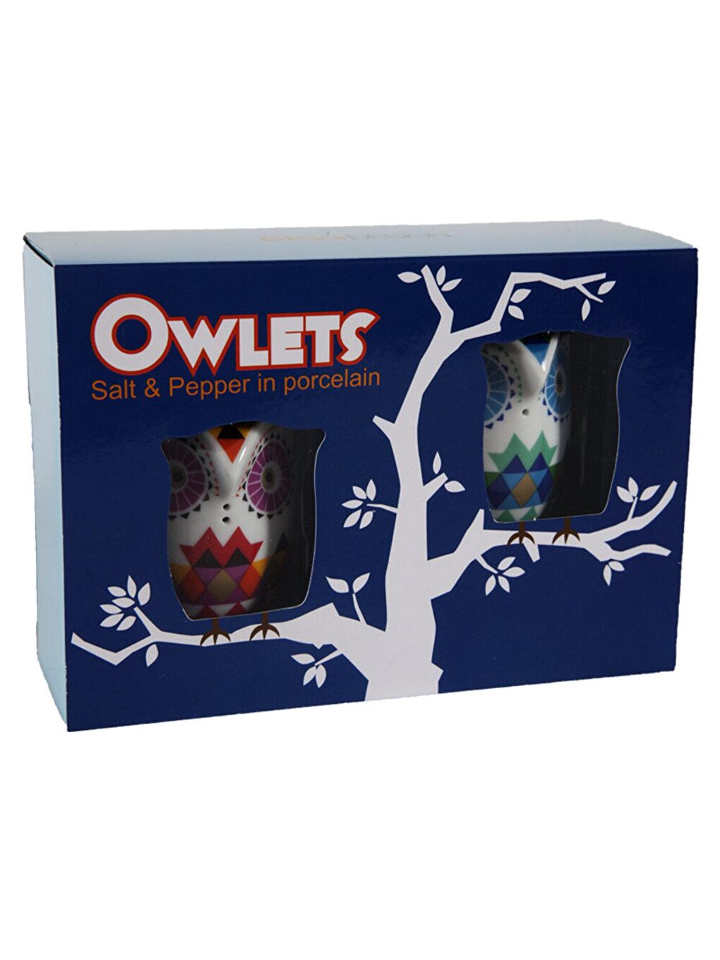 Karışık Baykuş Tuzluk Biberlik-1