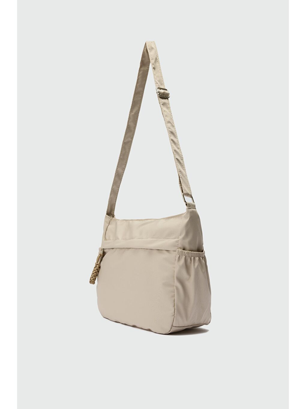 Amou Çok Cepli Çapraz Çanta Bej-1