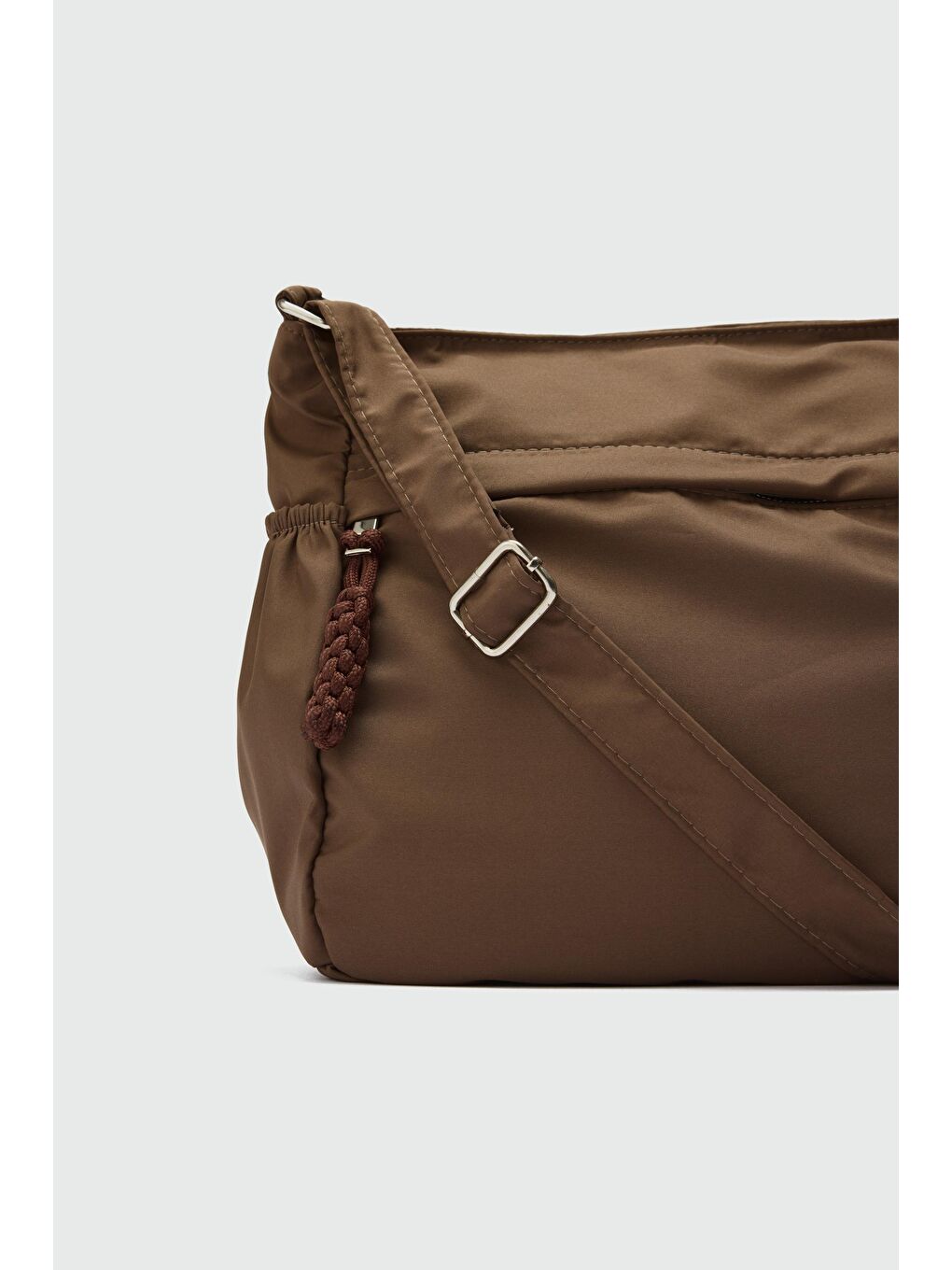 Kahverengi Amou Çok Cepli Çapraz Çanta Kahve-3