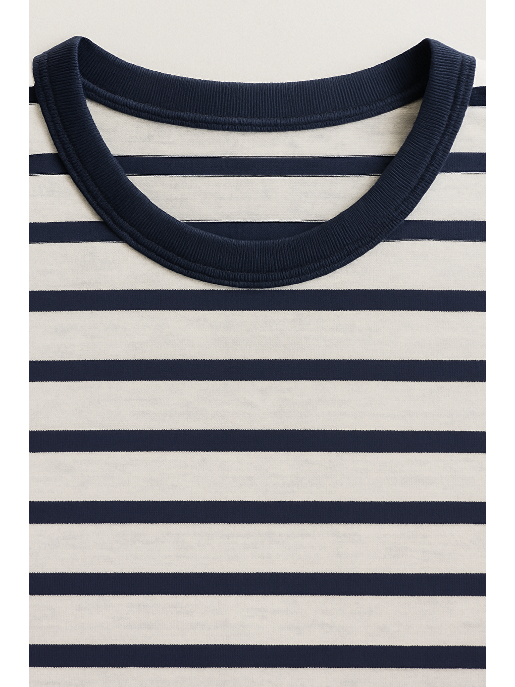 Erkek Pamuklu Lacivert Çizgili Şort Takım-3