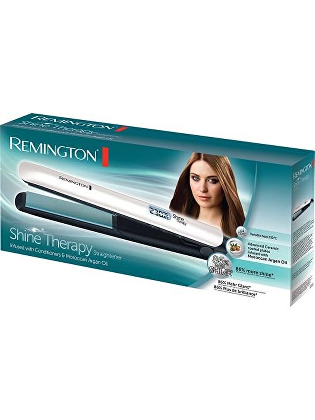 Remington S8500 Shine Therapy Straightener Argan Yağlı Saç Düzleştirici - 1